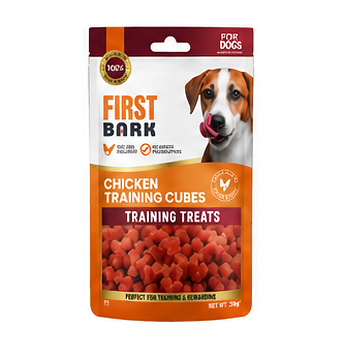 First Bark Chicken Training Cubes Dog Treat