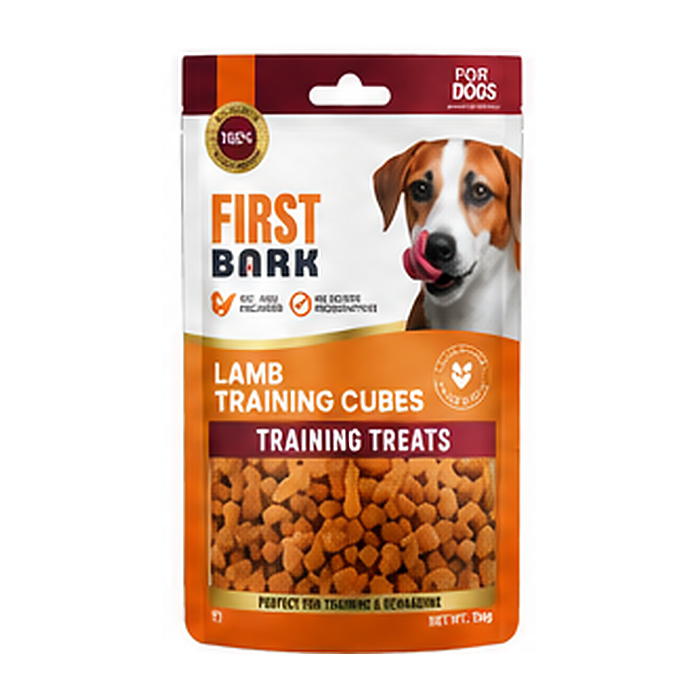 First Bark Lamb Training Cubes Dog Treat