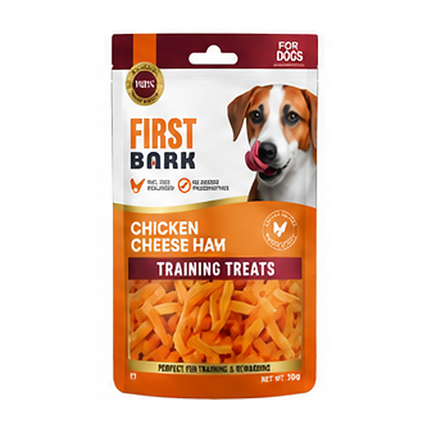 First Bark Chicken Cheese Ham Dog Treat