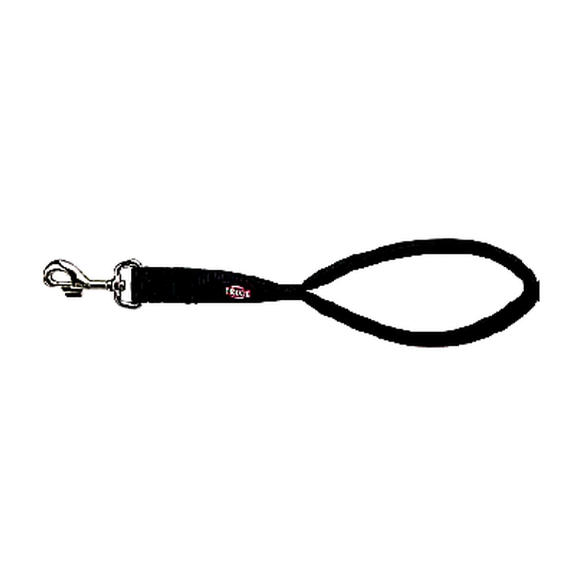 Trixie Premium Short Lead, Double-Layered Dog Accessory M-XL 37 cm/25 mm Red