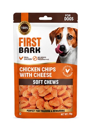 First Bark Chicken Chips with Cheese Dog Treat