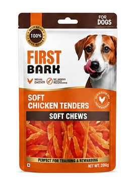 First Bark Soft Chicken Tenders Dog Treat 200g
