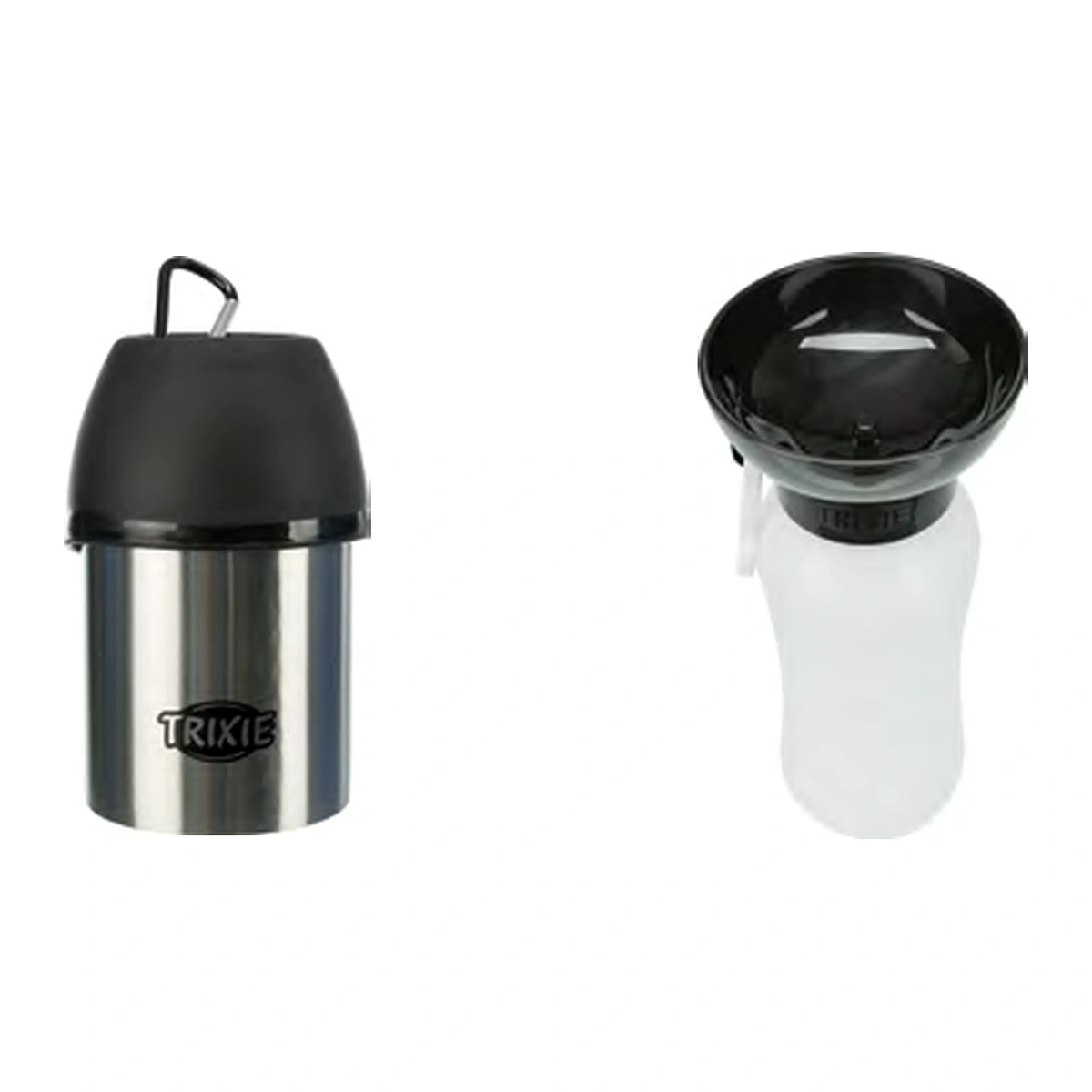 Trixie Bottle with Bowl Metal Snap Hook