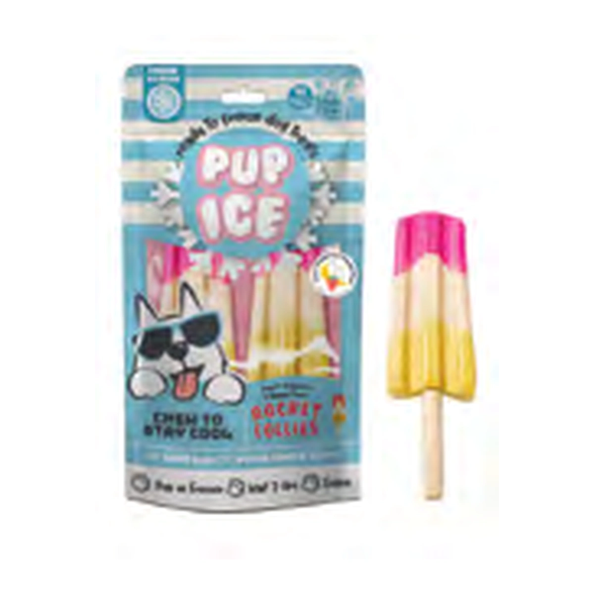 Imaginelles Pup Ice Rocket Fruity Lollies Rocket Lollies Yoghurt Strawberry & Banana