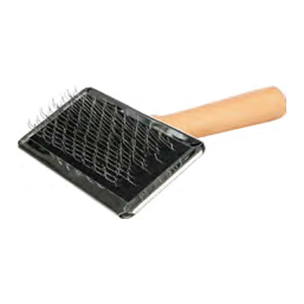 Trixie Slicker Brush with Brush Cleaner