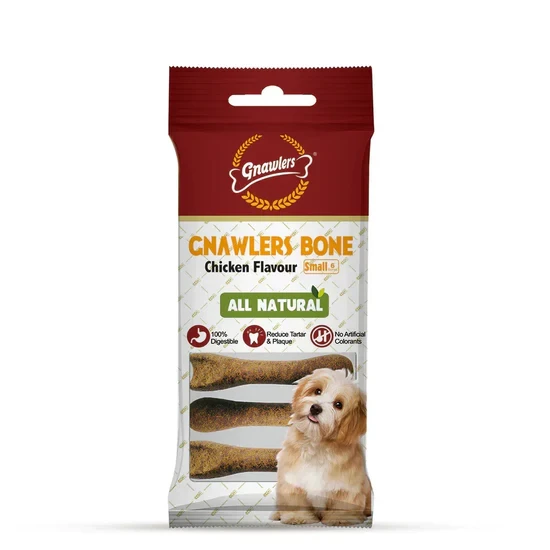Gnawlers Chicken Bone Small Dog Treat