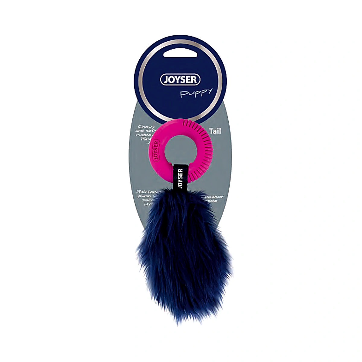 Joyser Puppy Tail with Ring Pink/Blue