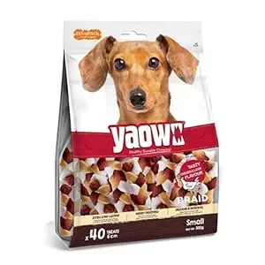 Gnawlers Yaowo Braid Dog Treat 500g (5\")