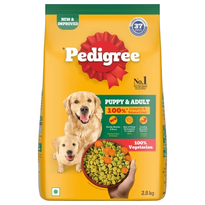 Pedigree Puppy & Adult 100% Veg Dry Dog Food 2.8 kg