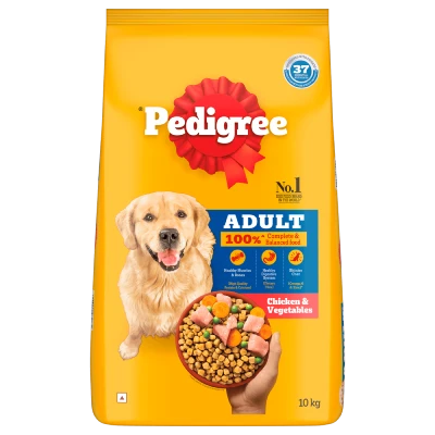 Pedigree Adult Chicken & Veg Dry Dog Food 10 kg