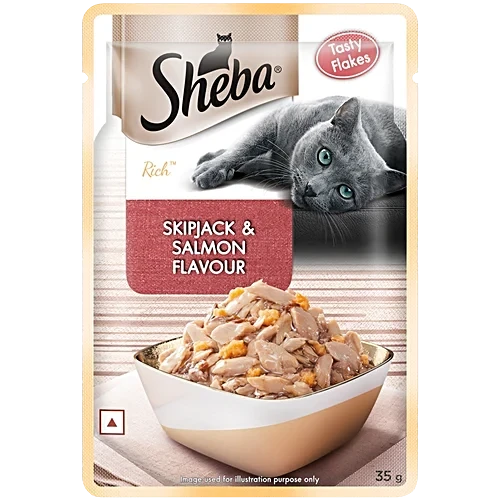 Sheba Skipjack & Salmon Wet Cat Food