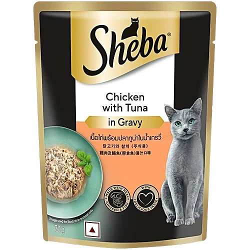 Sheba Chicken with Tuna Wet Cat Food