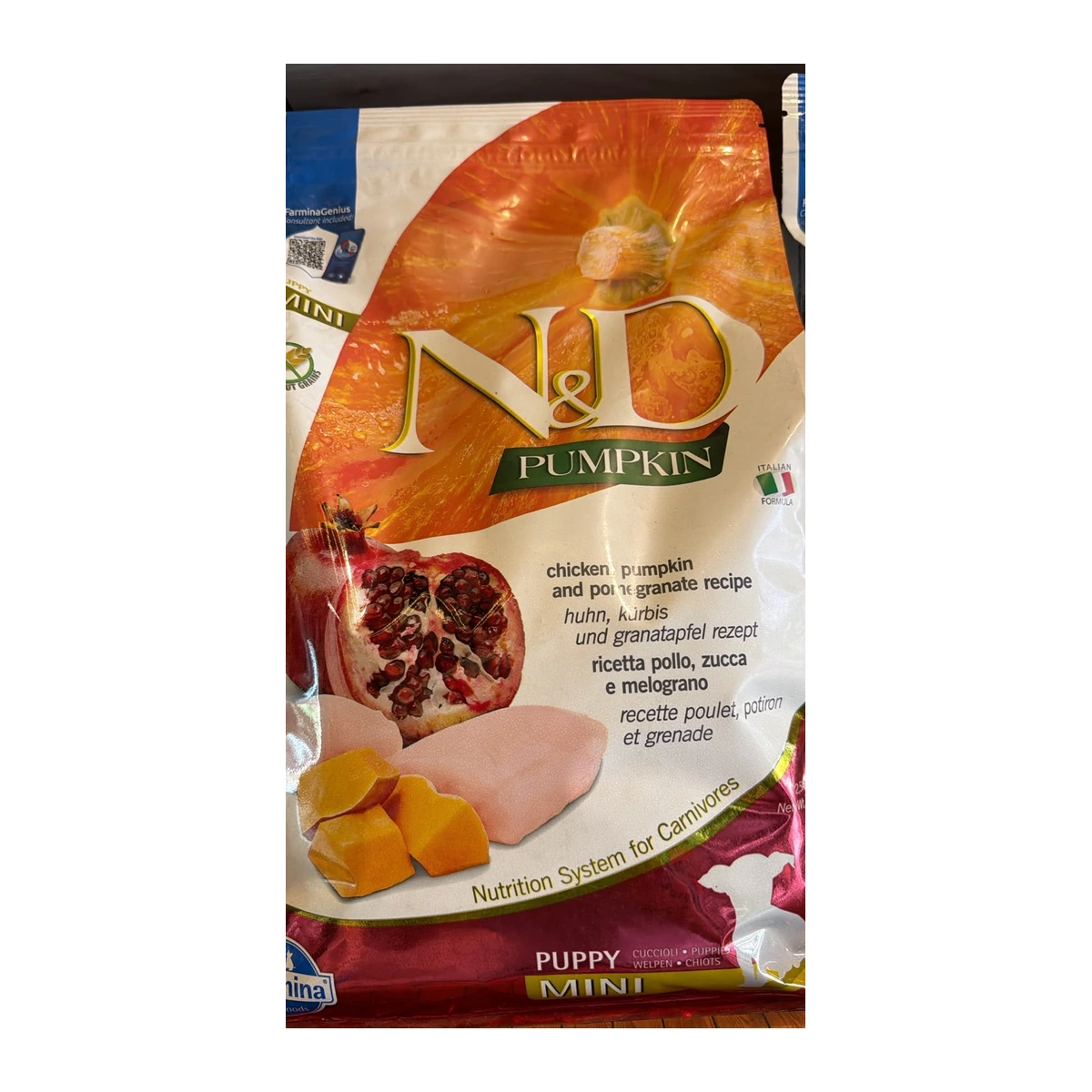 N&D Pumpkin Puppy Mini Chicken, Pumpkin & Pomegranate 2.5kg