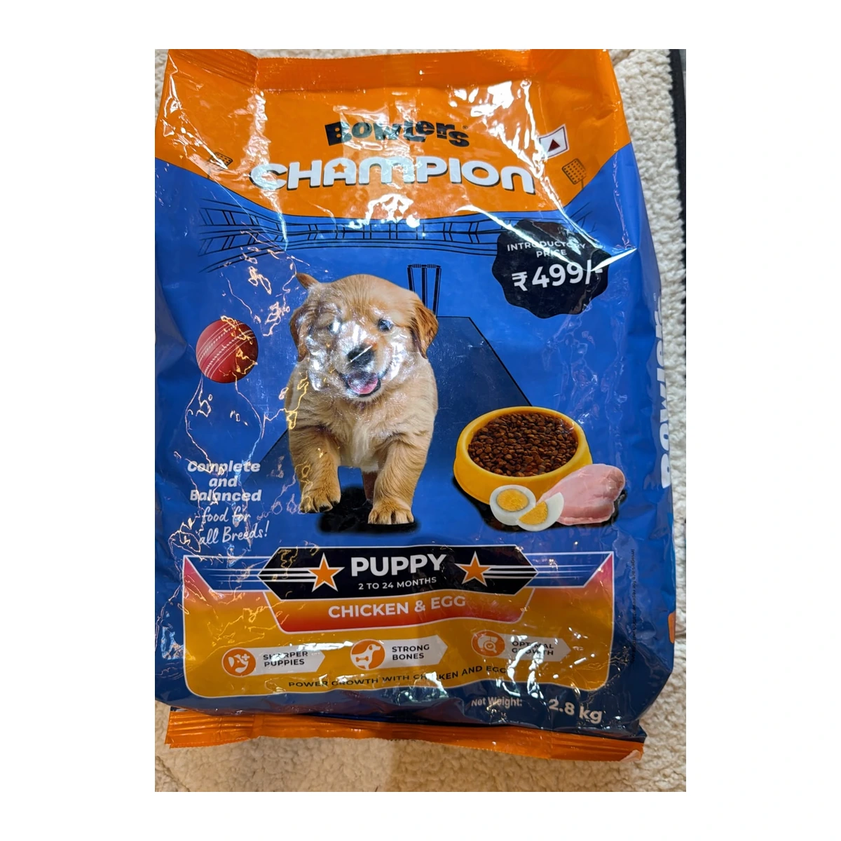 Bowler's Champion Puppy Chicken & Egg 2.8kg