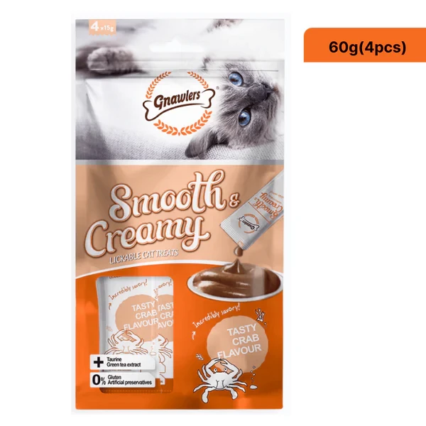 Gnawlers Crab Cat Creamy Treat