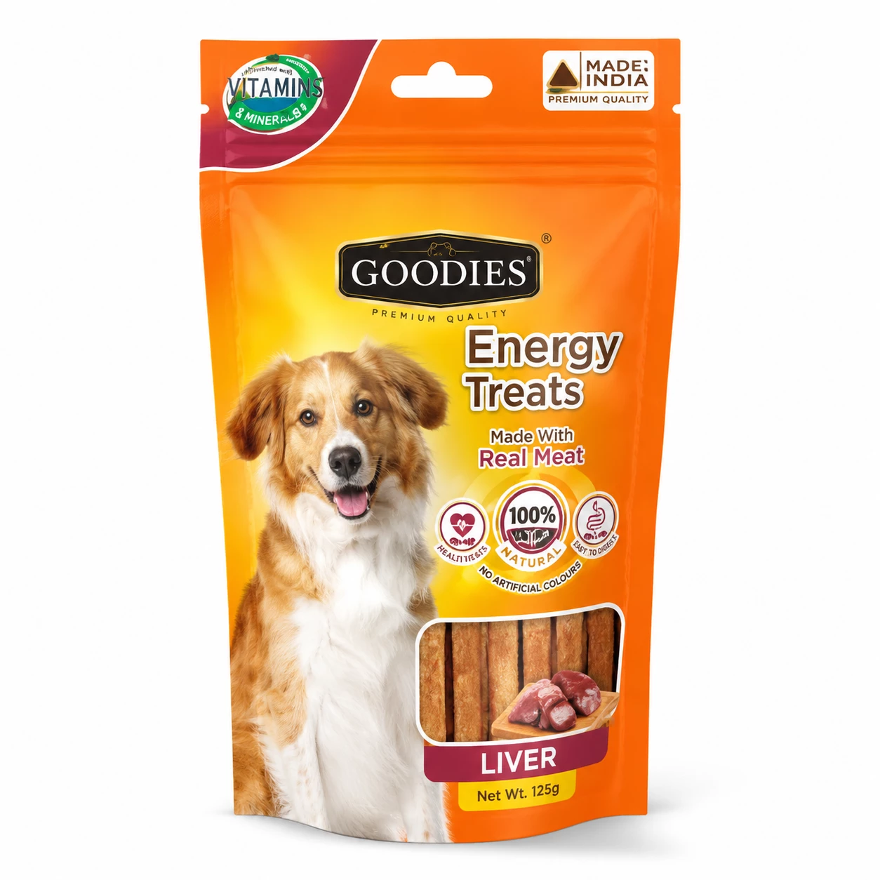 Goodies Energy Treats Liver Flavor Dog Treat