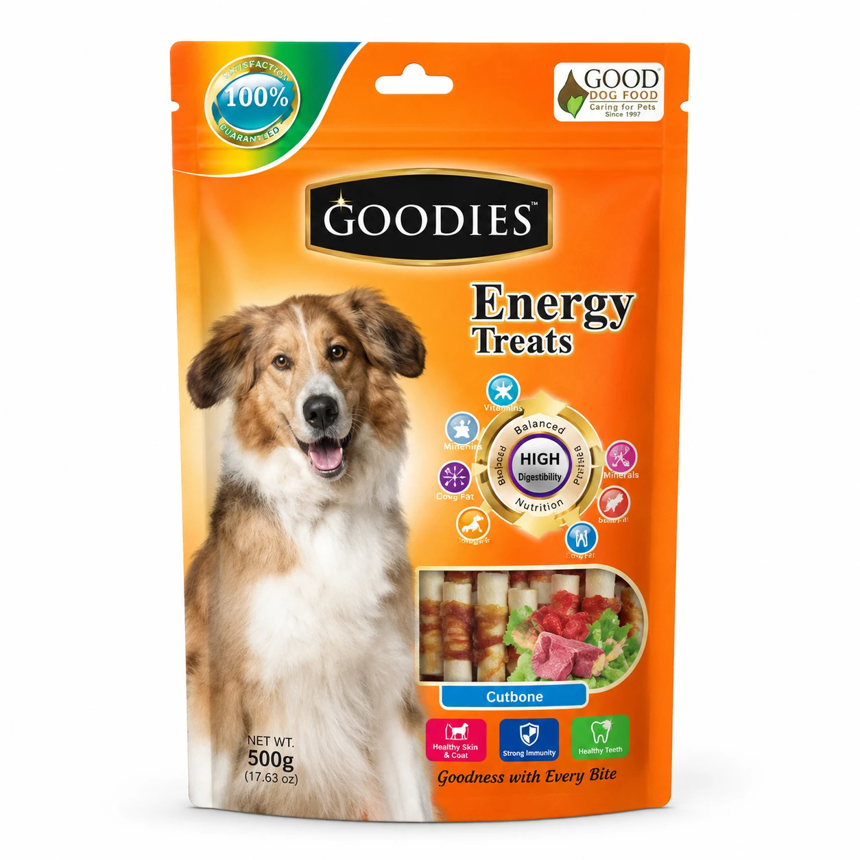 Goodies Energy Treats Cutbone Dog Treat 500g