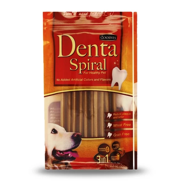 Goodies Dental Spiral Dog Treat