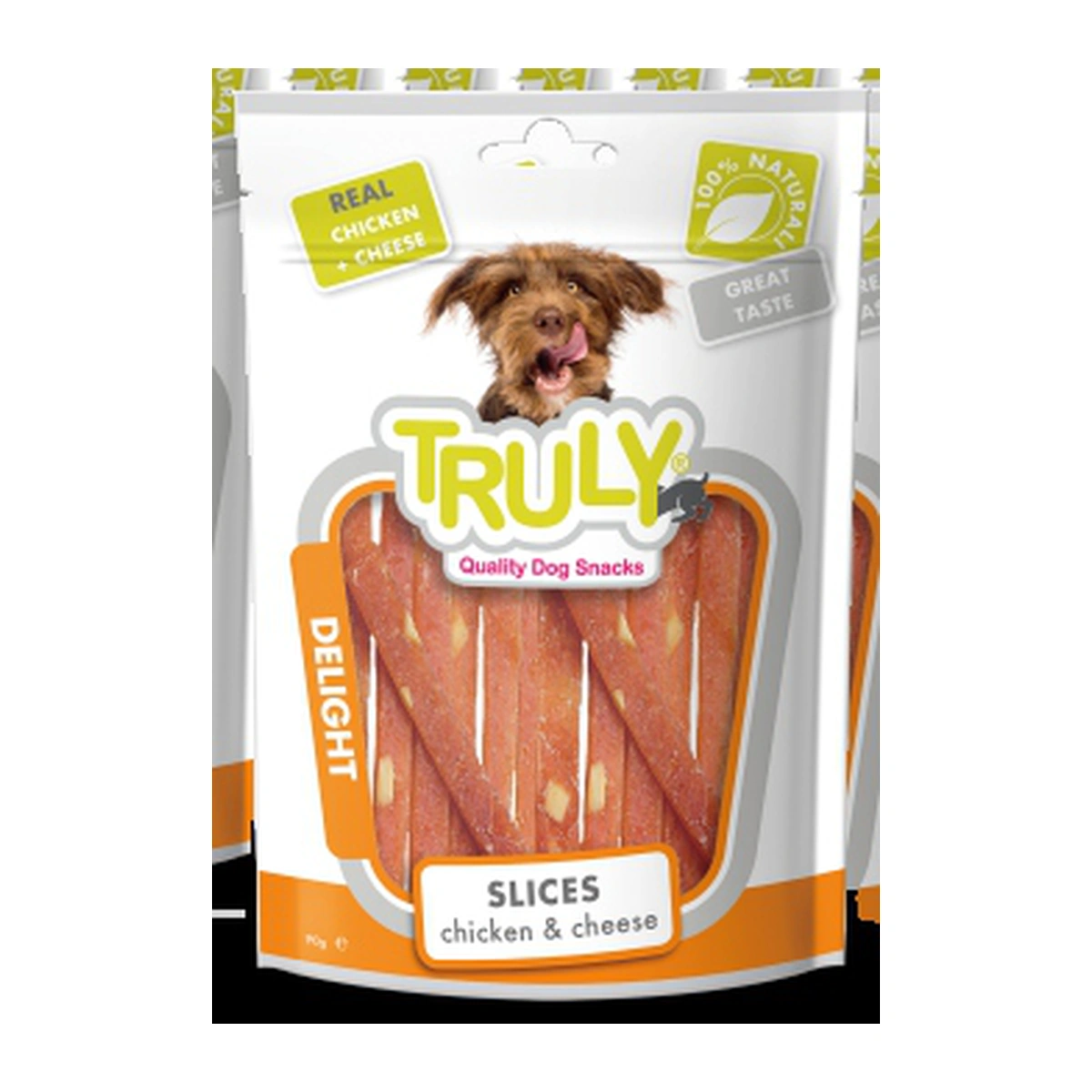 Truly Chicken & Cheese Slices Dog Treat