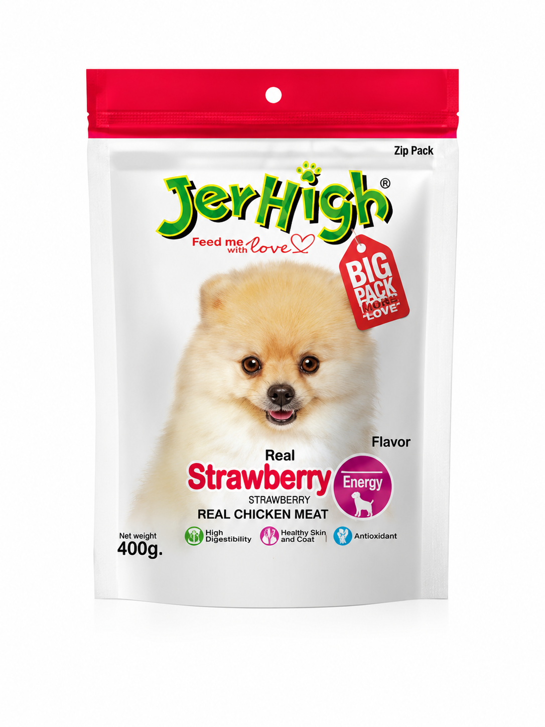 JerHigh Strawberry Dog Treat