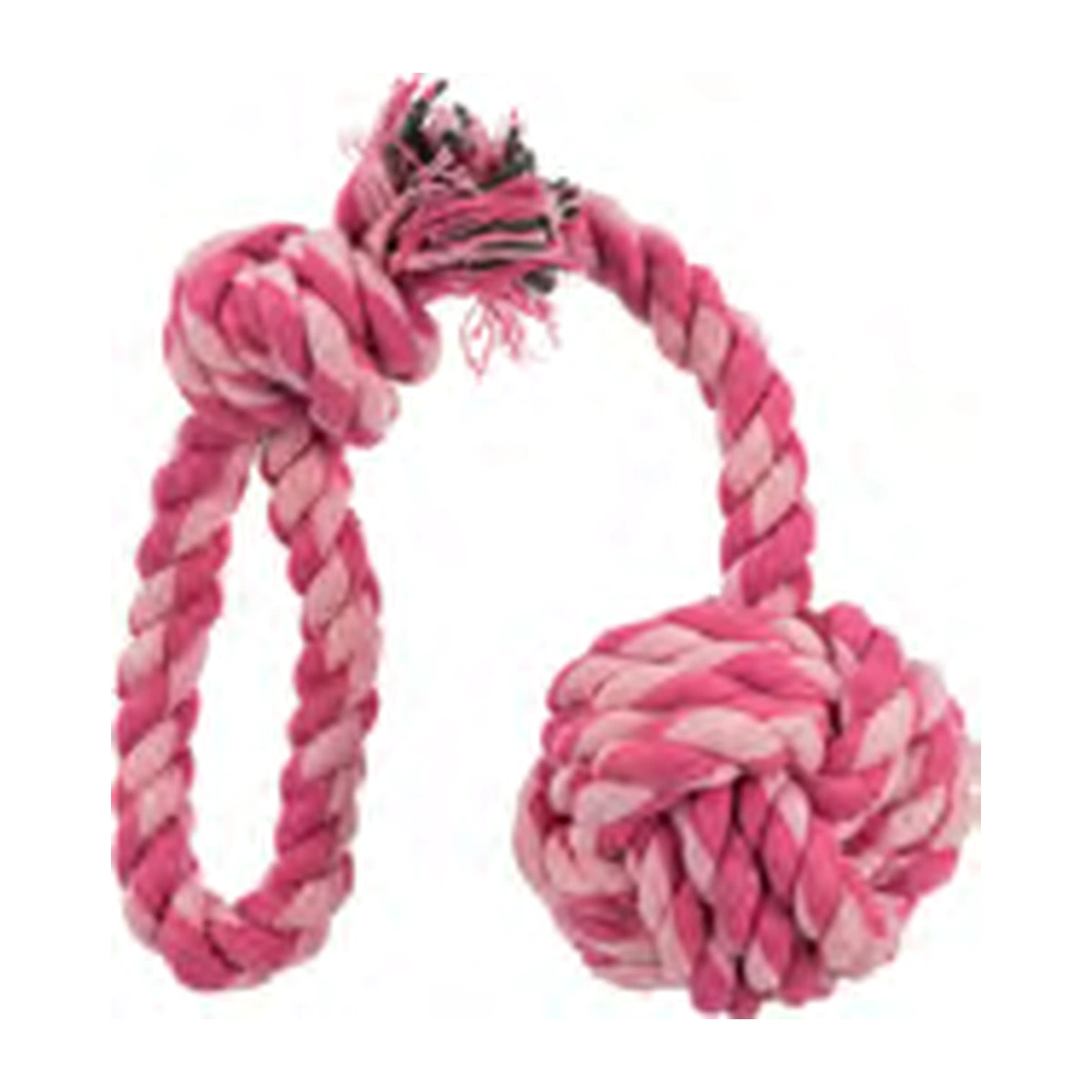 Trixie Playing Rope with Woven-in Ball Dog Toy