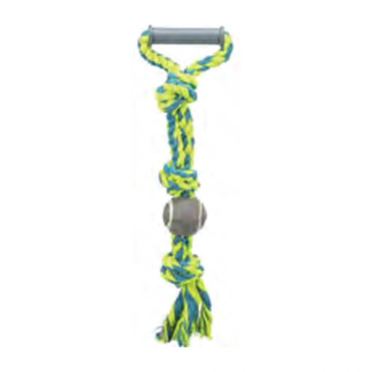 Trixie Playing Rope with Tennis Ball Dog Toy