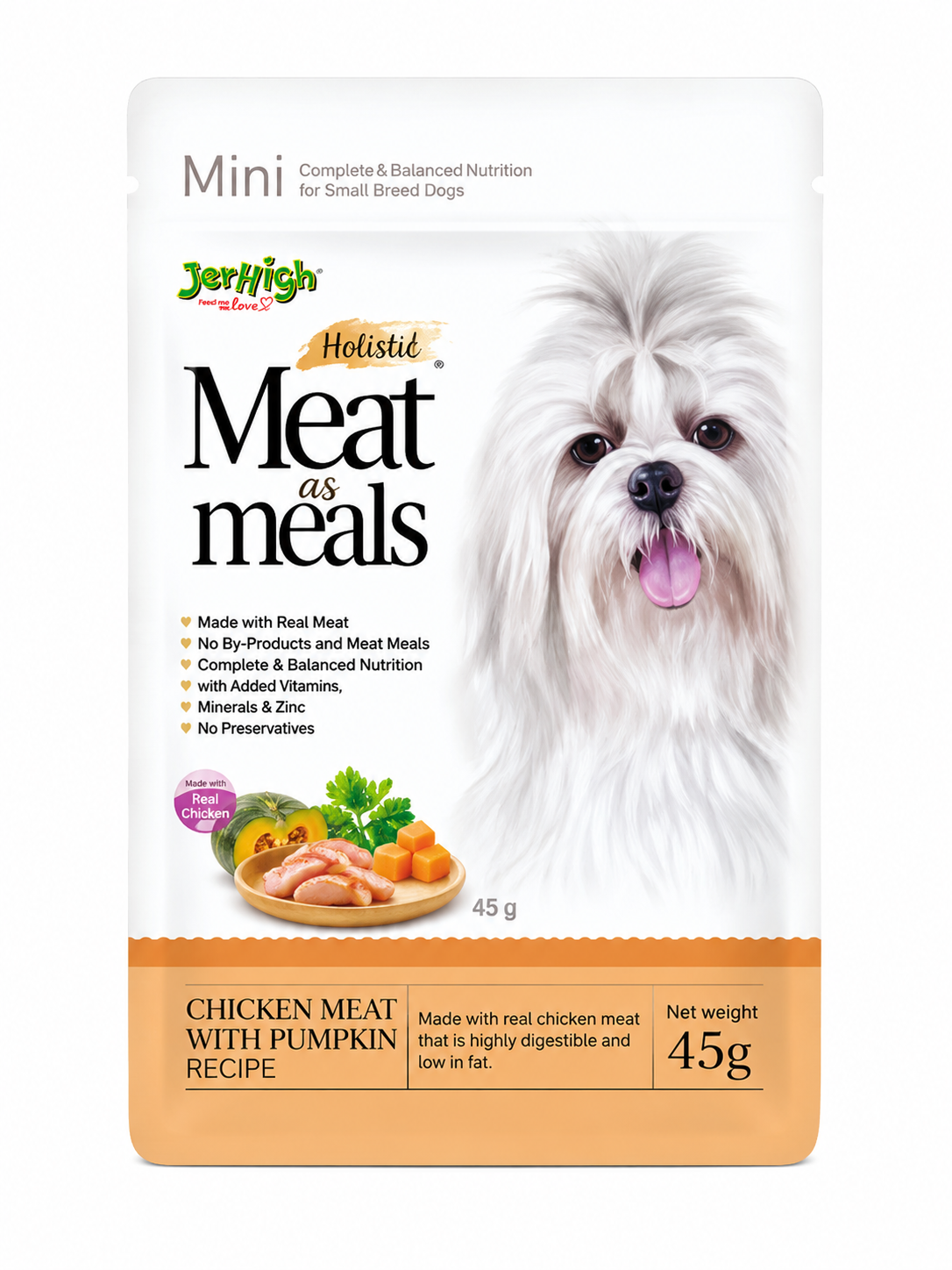 M as M Chicken Meat with Pumpkin Recipe Dog Food