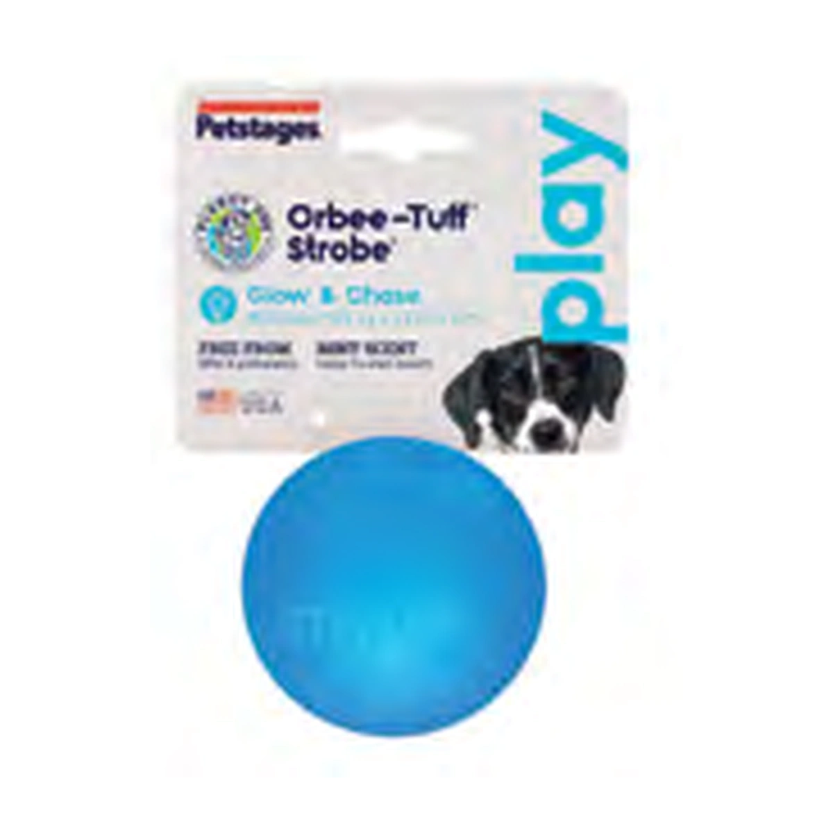 Petstages Orbee-Tuff Strobe Ball Dog Toy