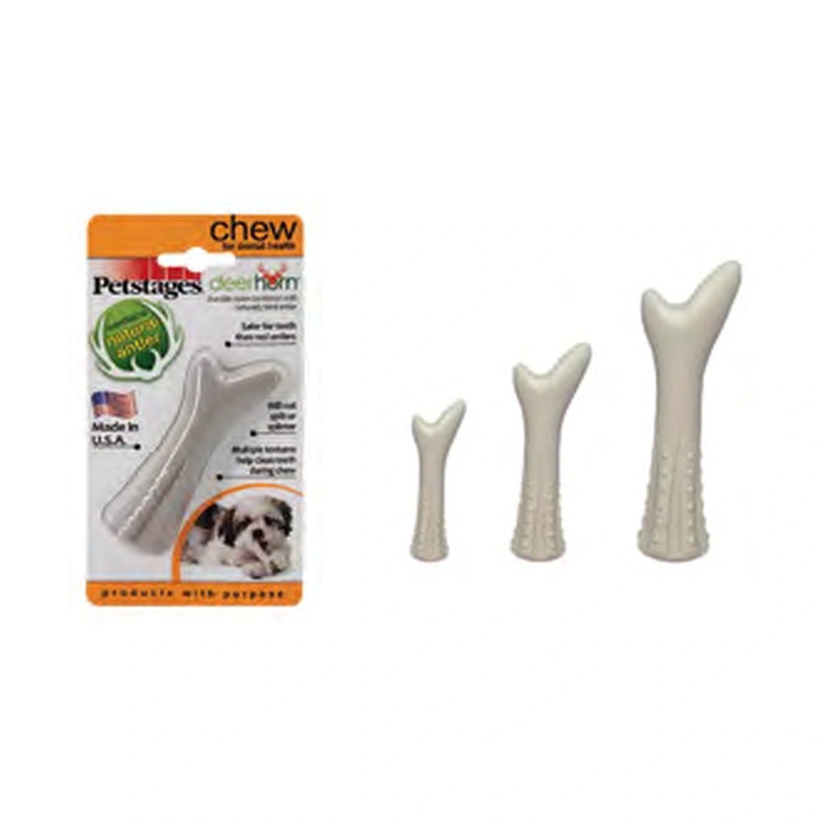 Petstages Deerhorn Durable Chew Toy 20 cm