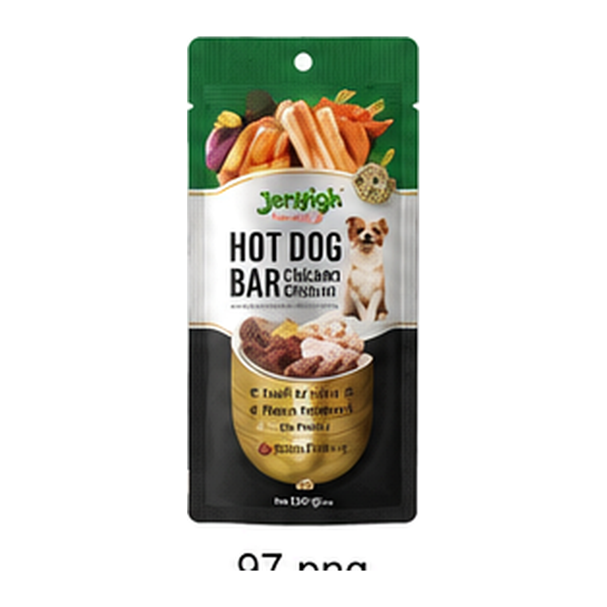 Hot Dog Chicken Meat & Vegetable Dog Treat