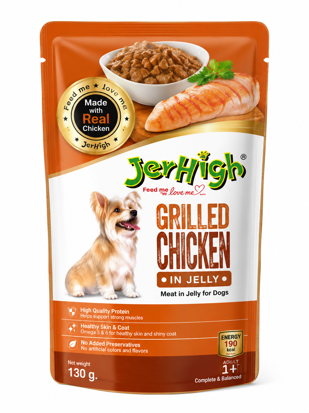 Meat in Jelly Grilled Chicken Dog Food