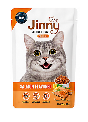 Jinny Salmon Flavored Cat Wet Food